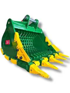 JMA 66" Severe Duty Skeleton Bucket with Teeth for 33 - 55 Tons Excavators. 100mm | 90 mm Pins