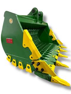 JMA 60" Severe Duty Skeleton Bucket with Teeth for 10 - 15 Tons Excavators. 65mm Pins