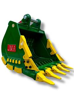 JMA 48" Severe Duty Skeleton Bucket with Teeth for 18 - 25 Tons Excavators. 80mm Pins