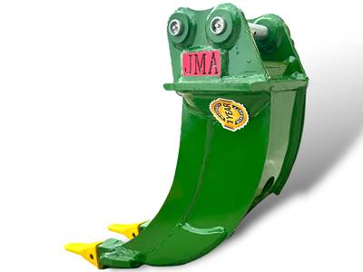 JMA Banana Bucket with Teeth 6" fit Bobcat E10, E14, E16 with 30 MM pins size