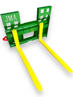 60" Pallet Forks Class 2 Heavy Duty 5,500 lbs capacity for Skid Steers
