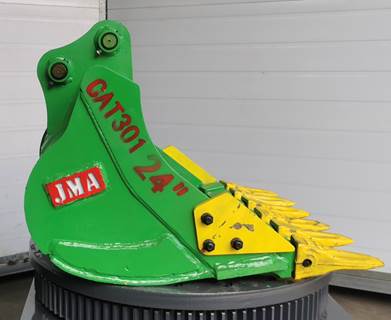 HD Rock Bucket 24 " for Caterpillar 301, 301.8, 301.4C, 301.5, 301.6