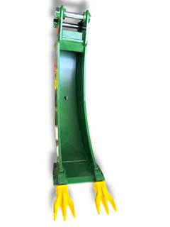 JMA 9" Banana Bucket for Kobelco SK26, SK30, SK35 Mini Excavators