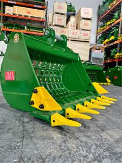 JMA 30" Heavy-Duty Skeleton Bucket W Teeth for Doosan DX63 Mini Excavators