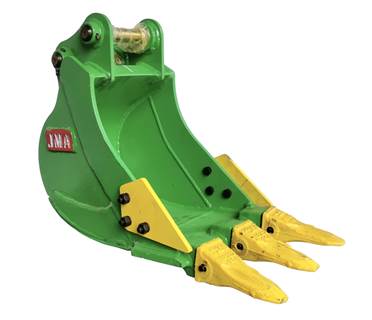 2024 JMA 12" Trenching Bucket for Hitachi ZX17-2, ZX17U Mini Excavators 30mm Pins