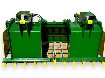 72" Heavy Duty Grapple Skeleton Bucket with Teeth for Skid Steers