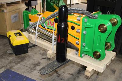 JMA Hydraulic Concrete Breaker Hammer for Caterpillar 305, 304C CR, 305C CR, 305D CR, 305E CR, 305.5D CR, 305.5E CR, 306 Mini Excavators