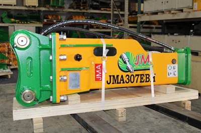 JMA 1,000 Joules Hydraulic Hammer For 7 - 10 Tons Mini Excavators and Backhoe Loaders. 50mm Pins