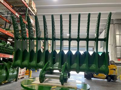 JMA 60" Land Clearing Root Rake for Caterpillar 311, 312, 313, 314, E110B E120B Excavators