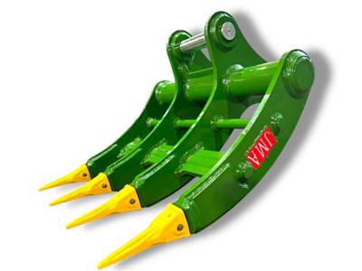 JMA 48" Root Rake for 16 - 25 Tons Excavators. 80mm Pins