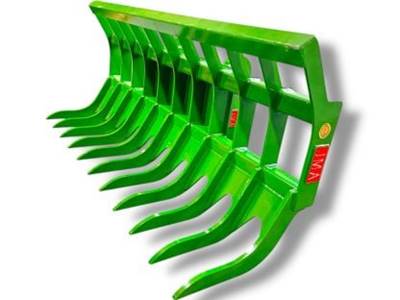 JMA 96" Heavy Duty Loader Root Rake JRB416 for Wheel Loaders