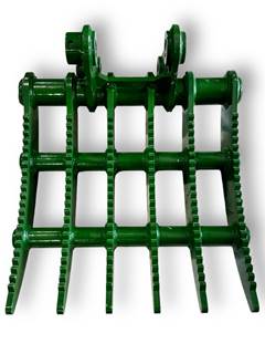 24" Root Rake for 5 - 6.5 Tons Mini Excavators. 45mm Pins