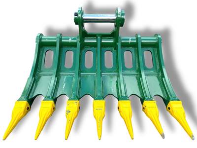 64" Root Rake for 33 - 55 Tons Excavators. 100mm | 90mm Pins