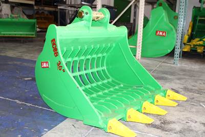 2023 Skeleton Bucket With Teeth 36" Inches for Excavator Volvo ECR88 or Similar Machine.