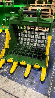 HDSkeletonBucket w teeth&SideCutters 42" for JCB JS160, JS200