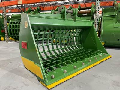 JMA 48" Heavy-Duty Skeleton Bucket with a Reversible smooth cutting edge Made for Kubota KX75, KX040, U45, U40, K045, KH191, KH28 Mini Excavators