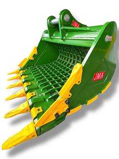 JMA 72" Severe Duty Skeleton Bucket W Teeth for Hyundai 450LC Excavators