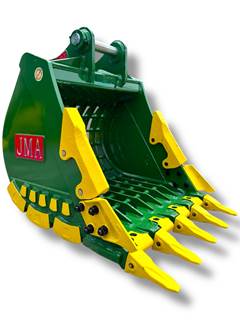 2025 JMA 36" Skeleton Bucket with Teeth for Hitachi EX100, EX110, EX120, EX135, ZX120, ZX135, ZX100 - 10-15 Tons Excavators 65mm Pins