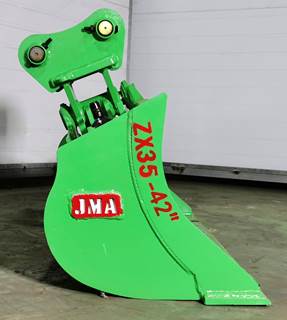 Tilt Bucket 42" for Mini Excavator Caterpillar 303, 303 CR, 303.5, 303C CR, 303.5D, 303.5E, 304D CR, 304E CR