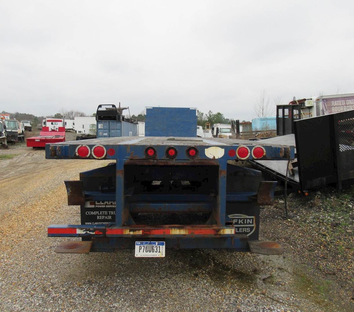2007 Lufkin 32x96 Combination Flatbed Trailer Spring, Moffett Kit For