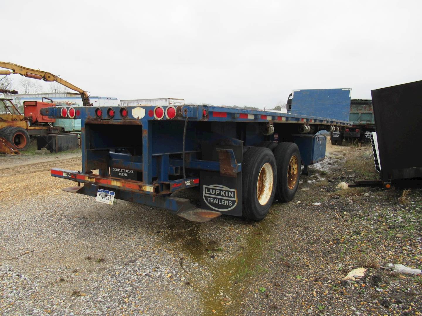2007 Lufkin 32x96 Combination Flatbed Trailer Spring, Moffett Kit For
