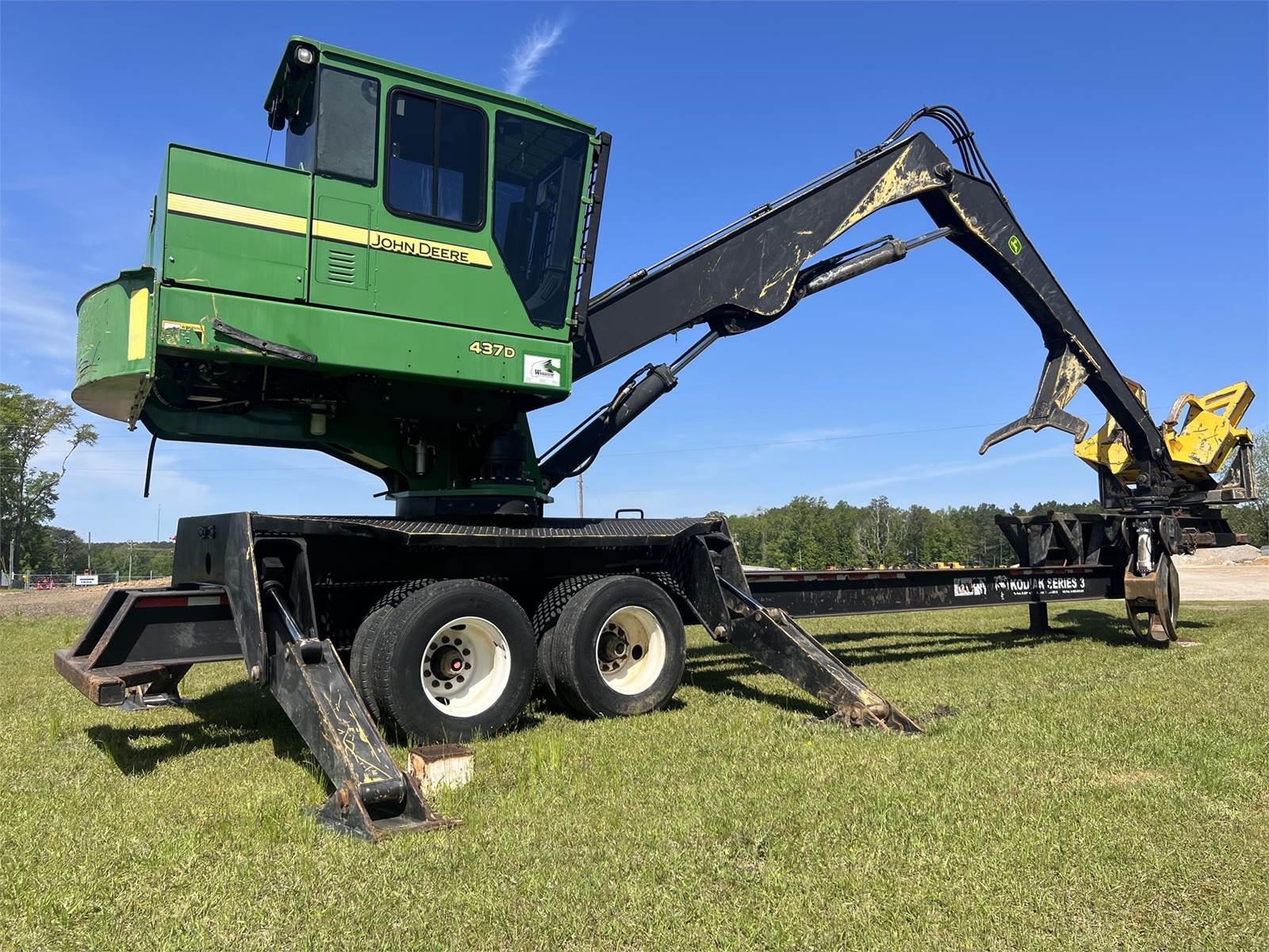 2015 John Deere 437D Log Loader For Sale, 11,936 Hours Hickory, MS