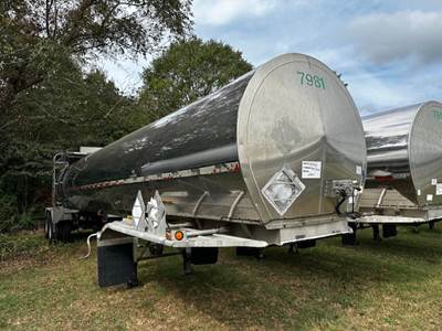 1995 Brenner 6000 gallon, 1 compartment, non-code Chemical / Acid Tank Trailer