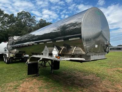 1993 Brenner 6000x1 Non Code SS Chemical / Acid Tank Trailer