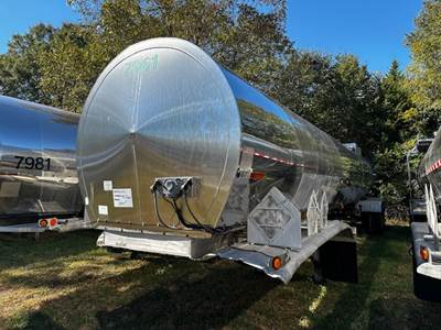 1993 Brenner 6000x1 non-code Chemical / Acid Tank Trailer