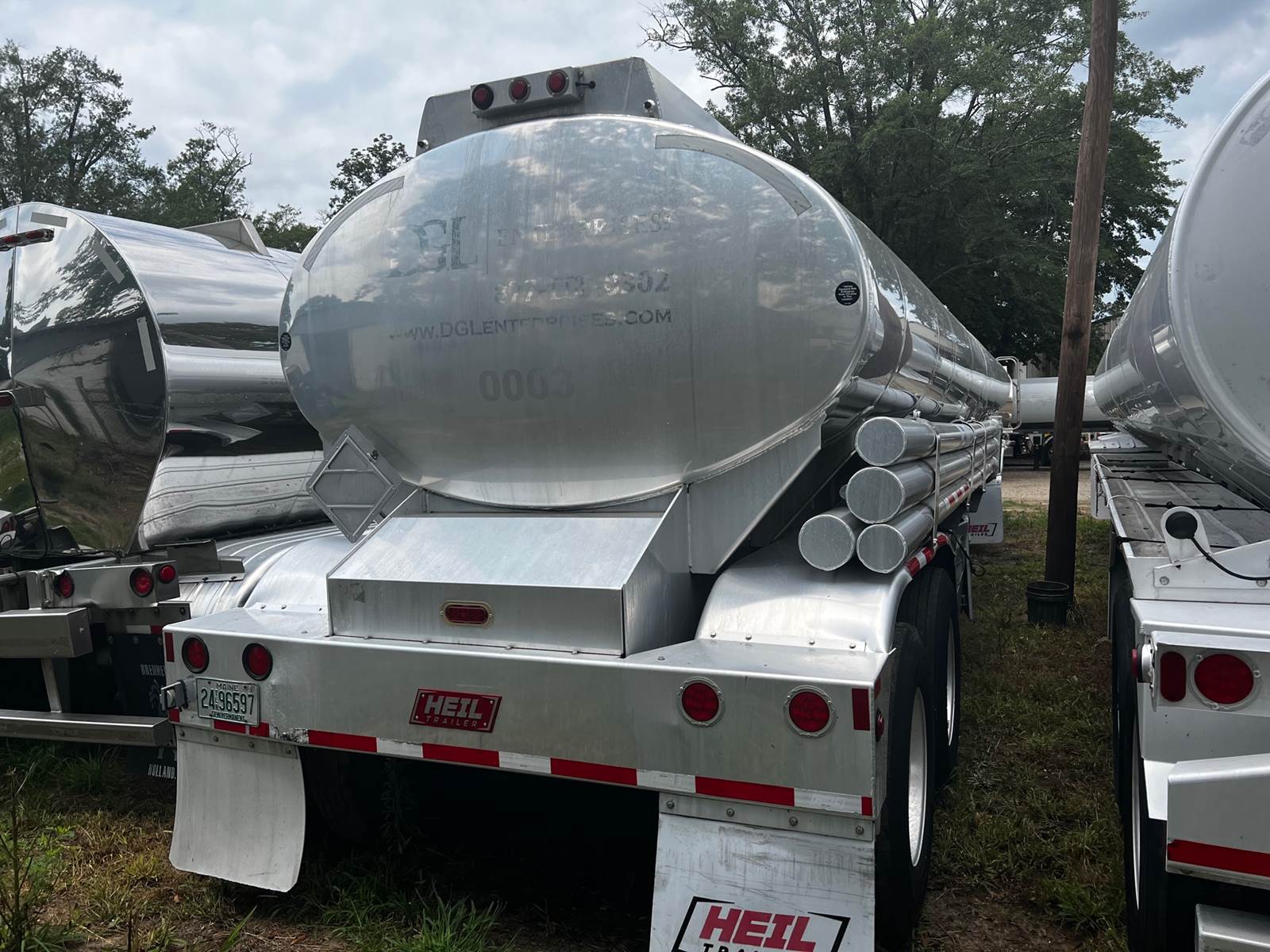 2018 Heil 9500x4 DOT 406 Air Ride Fuel Tanker Trailer For Sale