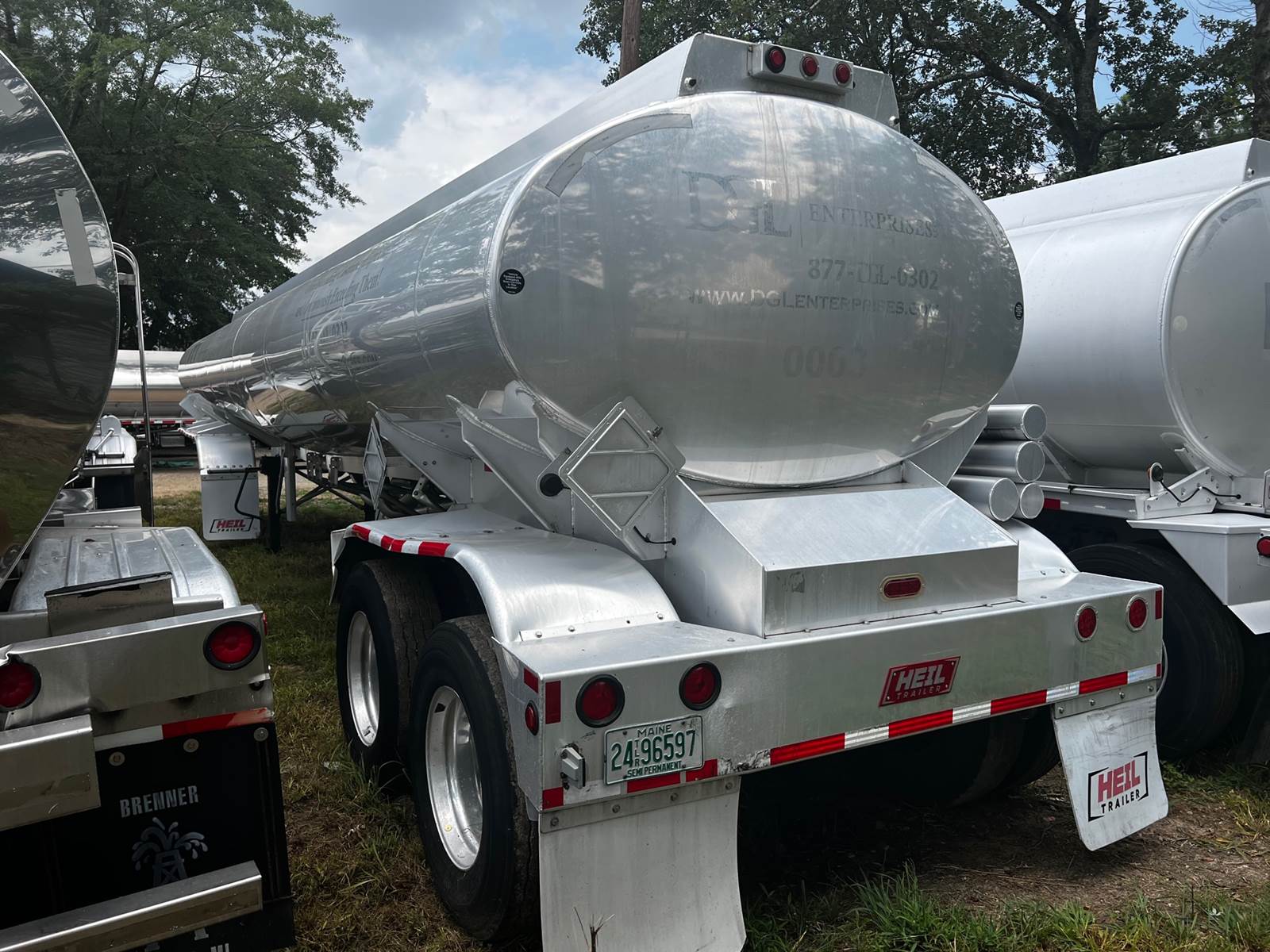2018 Heil 9500x4 DOT 406 Air Ride Fuel Tanker Trailer For Sale