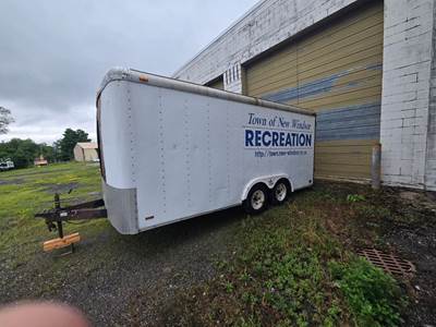 Unmarked Enclosed Cargo Trailer