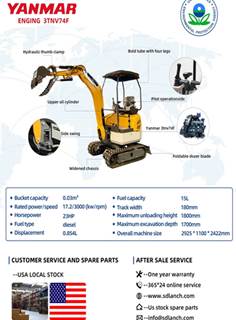2025 Yanmar ME20 Mini Excavator