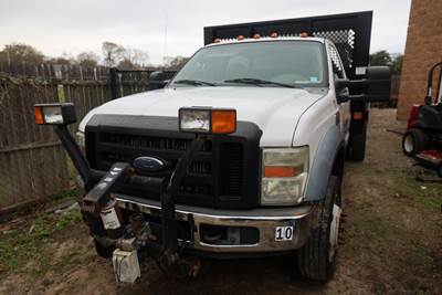 2008 Ford F-550 Stone Slinger / Spreader Truck Box