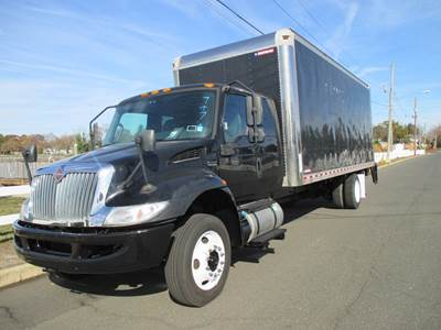 International MV 607 EXT Box Truck - 240HP, Automatic