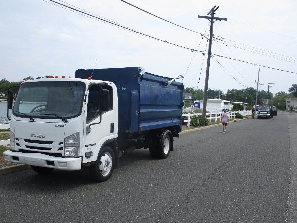 2016 Isuzu NPR Dump Truck Gmc, Automatic For Sale, 183,459 Miles