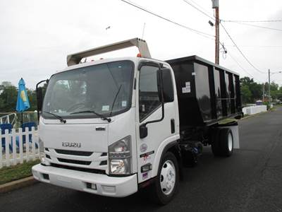Isuzu NRR Single Axle Roll Off Truck - 4 CYL DIESEL, Automatic