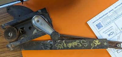 International S Series 1954 Door Window Regulator