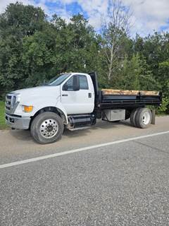 Ford F-650 XL Single Axle Dump Truck - Cummins 240HP, 6 Speed Allison Rds Automatic, 14' Dump