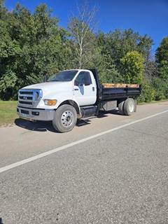 Ford F-650 XL Single Axle Dump Truck - Cummins 240HP, 6 Speed Allison Rds Automatic, 14' Dump