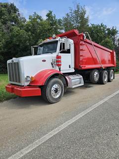 Peterbilt 365 Tri Axle Dump Truck - Caterpillar 400HP, 18 Speed Manual, 18.5' Dump