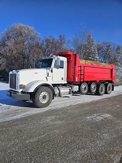 Peterbilt 367 Quad Axle Dump Truck - Cummins 485HP, 18 Speed Manual, 20' Dump