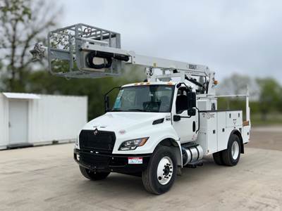 International MV607 Boom / Bucket Truck - 220HP
