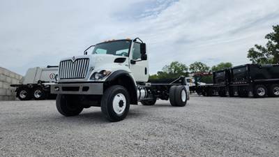International HV507 Cab & Chassis Truck - Cummins, 250HP
