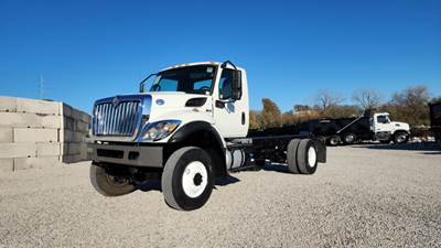 International HV507 Cab & Chassis Truck - Cummins, 250HP