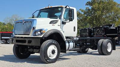 International HV507 Cab & Chassis Truck - Cummins, 300HP