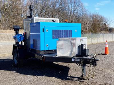 CONDUX BLUE OX TF4 Cable Reel Trailer