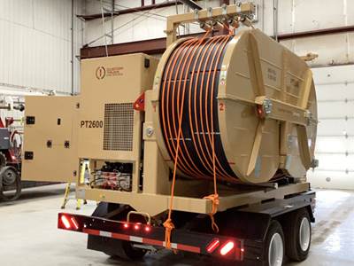 CONDUX PT2600 Cable Reel Trailer