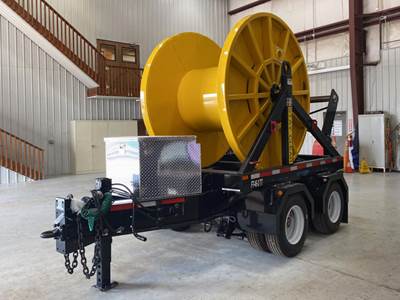 CONDUX RW23 EMPTY REEL +SHAFT BEARING Cable Reel Trailer