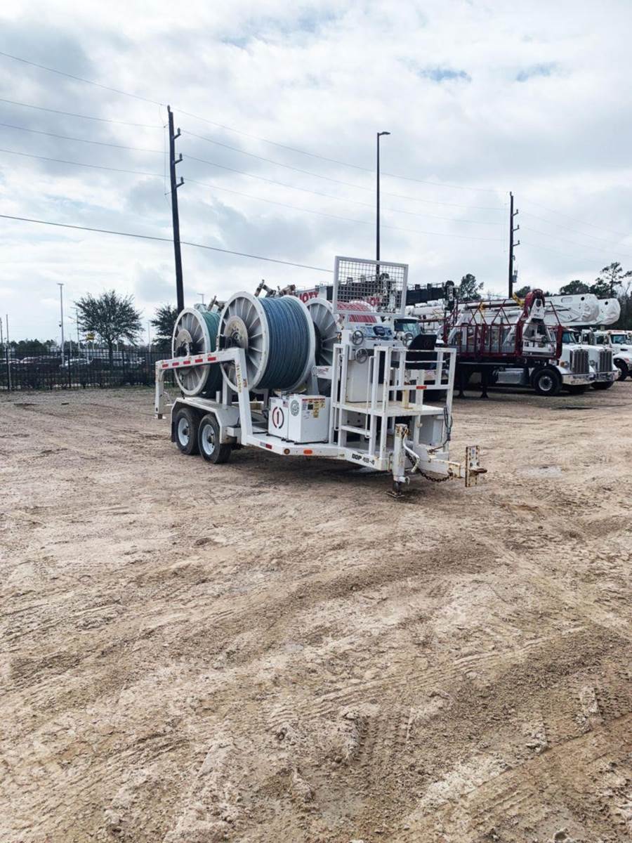 2015 Hogg Davis ODP 404HRC Cable Reel Trailer For Sale Humble, TX